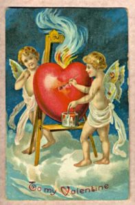 "Antique Valentine 1909 01" by Chordboard - Self, from material in my possession.. Licensed under Public Domain via Wikimedia Commons - http://commons.wikimedia.org/wiki/File:Antique_Valentine_1909_01.jpg#mediaviewer/File:Antique_Valentine_1909_01.jpg